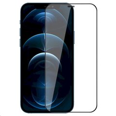 Kaitseklaas Nillkin 2in1 HD Full Apple iPhone 12 6.1, karastatud klaasist, must цена и информация | Защитные пленки для телефонов | hansapost.ee