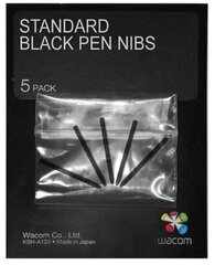WACOM PEN NIBS BLACK 5 PACK FOR I4 цена и информация | Аксессуары для планшетов, электронных книг | hansapost.ee