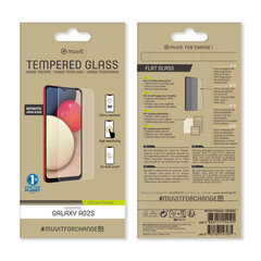 Samsung Galaxy A02s Tempered 2.5D Screen Glass By Muvit Transparent цена и информация | Защитные пленки для телефонов | hansapost.ee