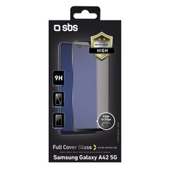 Samsung Galaxy A42 Full Cover Screen Glass By SBS Black цена и информация | Защитные пленки для телефонов | hansapost.ee
