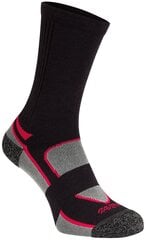 Naiste spordisokid Avento, 2 tk, grey/fuchsia hind ja info | Sokid naistele | hansapost.ee