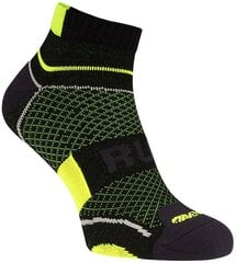 Avento носки для бега Climayarn, black/fluorescent yellow цена и информация | Женские носки | hansapost.ee