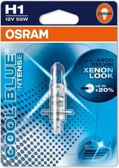 Autopirn Osram Cool Blue Intense H1 12V 55W 4200K hind ja info | Osram Autokaubad | hansapost.ee