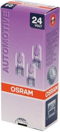 Autopirn Osram W3W 24V 3W (10 pcs) цена и информация | Autopirnid | hansapost.ee