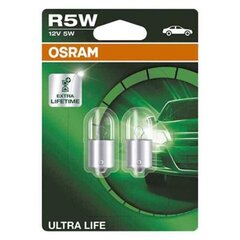 Autopirn OS5007ULT-02B Osram OS5007ULT-02B R5W 5W 12V (2 Tükid, osad) цена и информация | Автомобильные лампочки | hansapost.ee