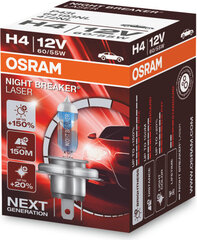 Автомобильная лампа Osram 64193NL H4 12V 60/55W 3900K цена и информация | Автомобильные лампочки | hansapost.ee