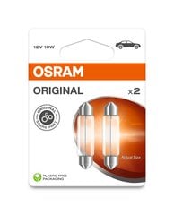 Автомобильная лампа OS6411 Osram OS6411 C10W 12В, 10Вт, 10 шт цена и информация | Автомобильные лампочки | hansapost.ee