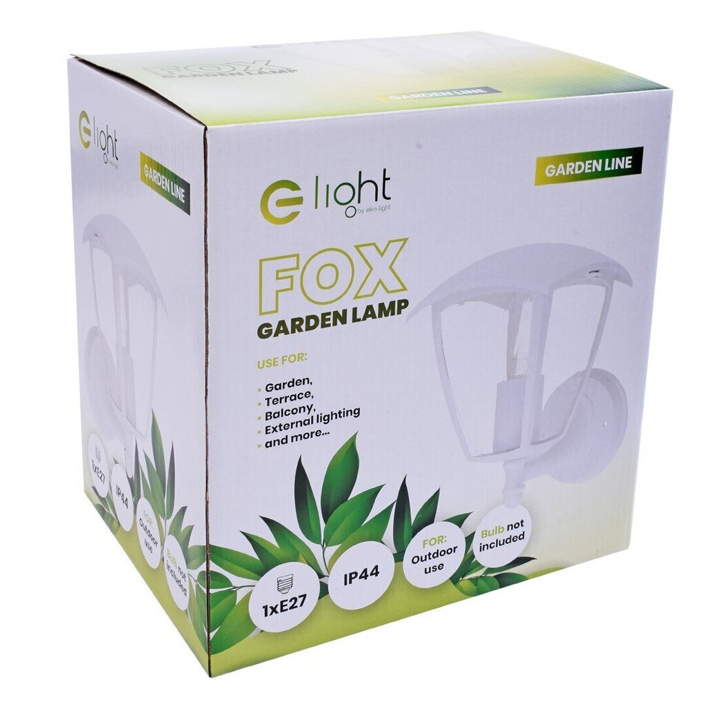 Eko-Light aiavalgusti Fox White hind ja info | Aiavalgustid ja õuevalgustid | hansapost.ee