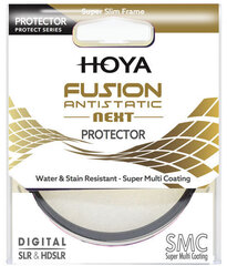 Hoya фильтр Fusion Antistatic Next Protector 49 мм цена и информация | Фильтры для объективов | hansapost.ee