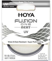 Hoya filter UV Fusion One Next 82mm hind ja info | Fotoaparaatide filtrid | hansapost.ee