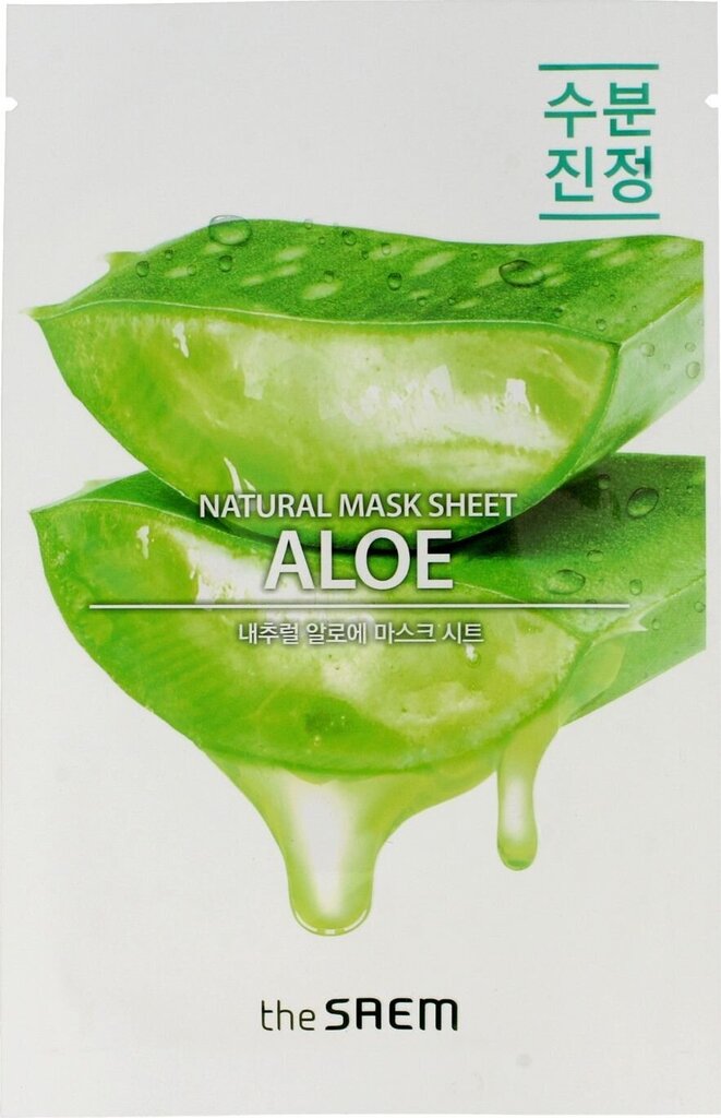 The Saem Natural Aloe Kangasmask Aaloe цена и информация | Näoõlid, ampullid ja seerumid | hansapost.ee