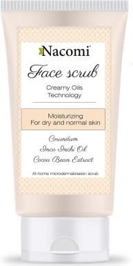 Nacomi Face Scrub näokoorija naistele 75 ml hind ja info | Näopuhastusvahendid | hansapost.ee