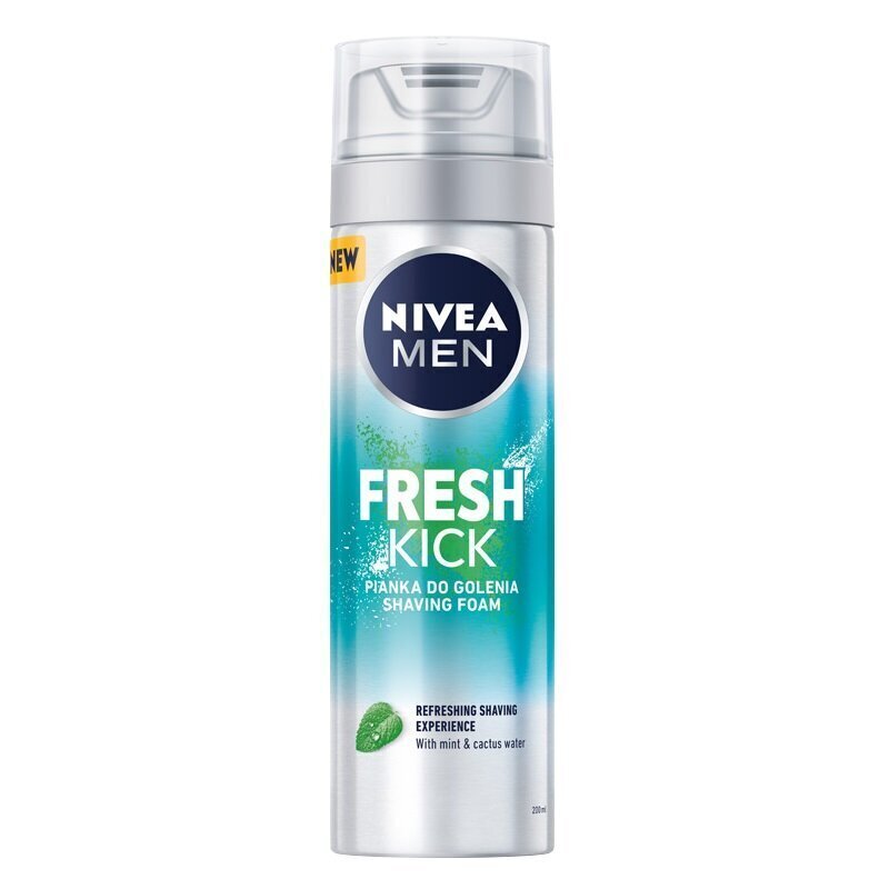 Raseerimisvaht Nivea Men Fresh Kick, 200 ml цена и информация | Raseerimisvahendid | hansapost.ee