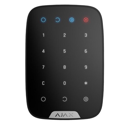AJAX KeyPad Plus juhtmeta juhtimisklaviatuur, must цена и информация | Valvesüsteemid, kontrollerid | hansapost.ee