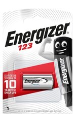 Patarei ENERGIZER Photo 123 Lithium 3V B1, 1500 mAh price and information | Batteries | hansapost.ee