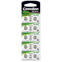 Patareid Camelion Alkaline Button Celles, 1.5 V, BP10/AG4/LR66/LR626/377, 10 tk. цена и информация | Батарейки | hansapost.ee