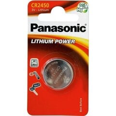 Patareid Panasonic CR2450/1B hind ja info | Panasonic Remondikaubad, sanitaartehnika ja kütteseadmed | hansapost.ee