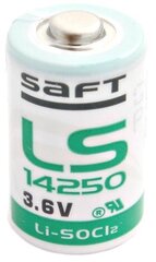 Saft 1/2 АА 3,6В 1200мАч элемент питания LS14250  цена и информация | Батерейки | hansapost.ee