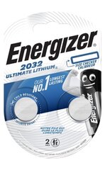 Patareid ENERGIZER CR2032 3V B2 Ultimate Lithium, 2tk цена и информация | Батарейки | hansapost.ee