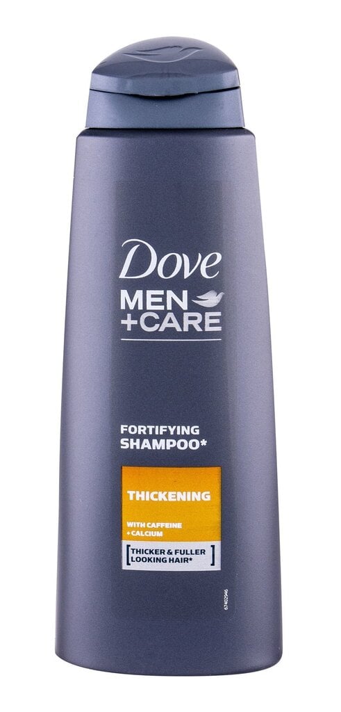 Kofeiini ja kaltsiumiga šampoon nõrkadele juustele Dove Men + Care Fortifying meestele 400 ml цена и информация | Šampoonid | hansapost.ee
