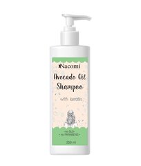 Nacomi Avocado Oil šampoon 250 ml цена и информация | Nacomi Уход за волосами | hansapost.ee