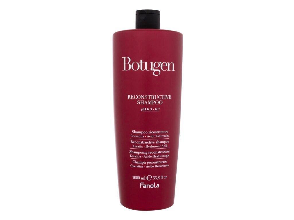 Juuks rituaal Botugen - noorendav šampoon Fanola Botugen Botolife 1000 ml цена и информация | Šampoonid | hansapost.ee
