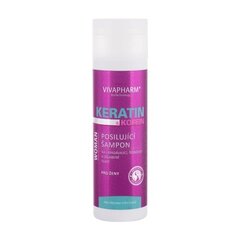 Vivaco VivaPharm Keratin & Caffeine šampoon 200 ml hind ja info | Šampoonid | hansapost.ee