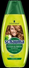 Schauma Clean & Fresh šampoon 400 ml hind ja info | Šampoonid | hansapost.ee