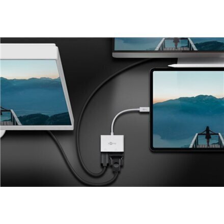 Adapter Goobay USB-C to Multiport/HDMI (52430) цена и информация | USB adapterid ja jagajad | hansapost.ee