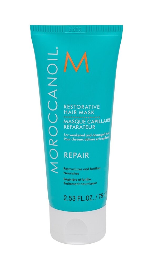 Moroccanoil Repair juuksemask 75 ml цена и информация | Juuksemaskid, õlid ja seerumid | hansapost.ee