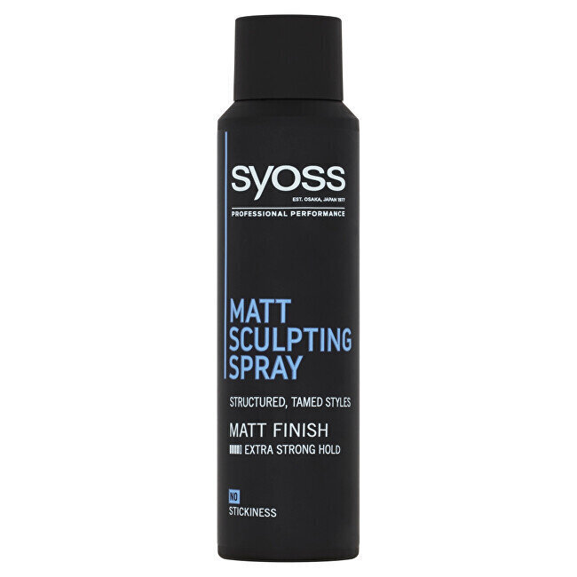 Syoss Matt Sculpting juuksesprei 150 ml hind ja info | Juuste viimistlusvahendid | hansapost.ee