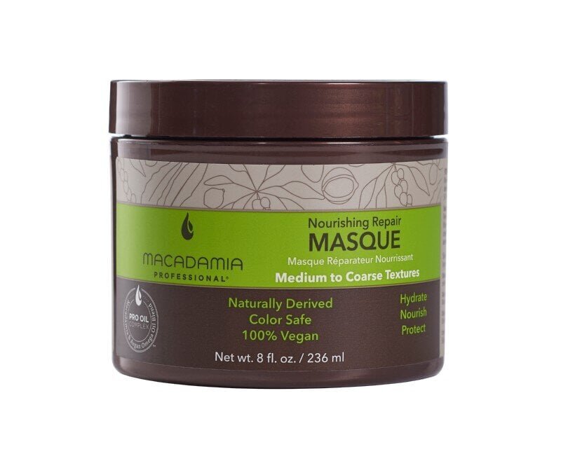 Toitev juuksemask Macadamia Nourishing Moisture 236 ml hind ja info | Juuksemaskid, õlid ja seerumid | hansapost.ee