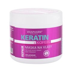 Vivaco VivaPharm Keratin & Caffeine juuksemask 600 ml hind ja info | Juuksemaskid, õlid ja seerumid | hansapost.ee