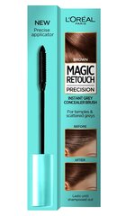 Тушь для волос L'oreal Paris Magic Retouch Precision 8 мл, Коричневая цена и информация | Краска для волос | hansapost.ee