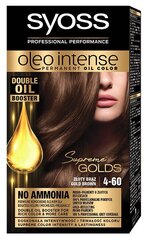 Syoss Oleo Intense juuksevärv 4-60 Kuldpruun hind ja info | Syoss Parfüümid, lõhnad ja kosmeetika | hansapost.ee