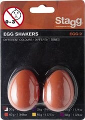 Kõristid (paar, oranž) Stagg EGG-2OR hind ja info | Löökriistad | hansapost.ee