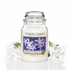 Ароматическая свеча Yankee Candle Large Jar Midnight Jasmine 623 г цена и информация | Подсвечники, свечи | hansapost.ee