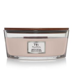 WoodWick ароматическая свеча Sea Salt & Vanilla, 453.6 г цена и информация | Подсвечники, свечи | hansapost.ee