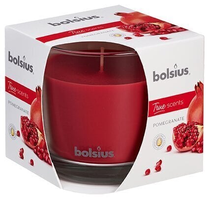 Lõhnaküünal Bolsius True Scents Pomegranate цена и информация | Küünlad, küünlajalad | hansapost.ee