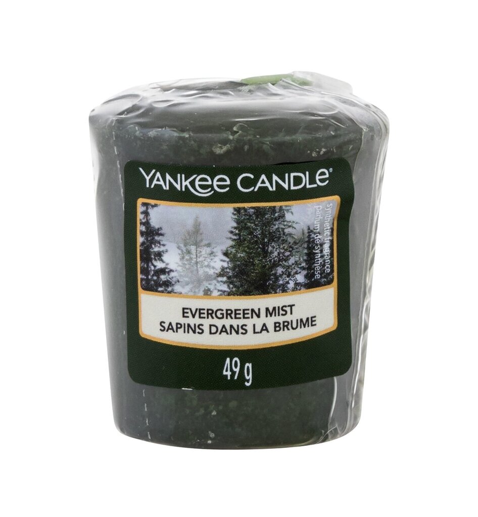 Lõhnaküünal Yankee Candle Evergreen Mist 49 g цена и информация | Küünlad, küünlajalad | hansapost.ee