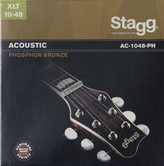 Струны для акустической гитары Stagg AC-1048-PH Phosphor Bronze 0.010 - 0.048 цена и информация | Принадлежности для музыкальных инструментов | hansapost.ee