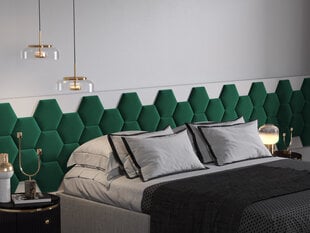 Pehmed seinapaneelid, 3 tk, Mazzini Sofas Agave R7, rohelised hind ja info | Pehmed seinapaneelid | hansapost.ee