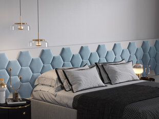 Мягкие настенные панели, 3 шт., Cosmopolitan Design Lovon R5, светло-синие цена и информация | Мягкие стеновые панели | hansapost.ee