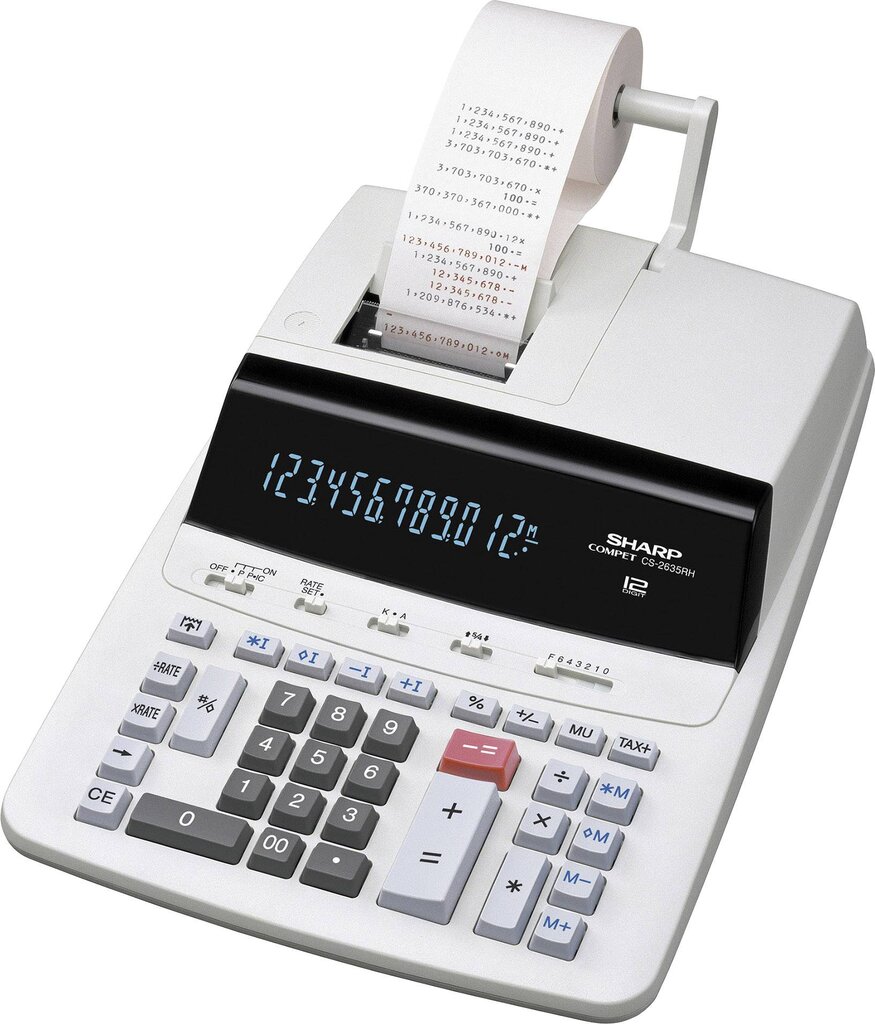 Kalkulaator Sharp CS-2635RH цена и информация | Kirjatarvikud | hansapost.ee