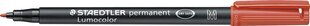 Перманентный маркер Staedtler, M 0,8 мм, красный цена и информация | Канцелярские товары | hansapost.ee