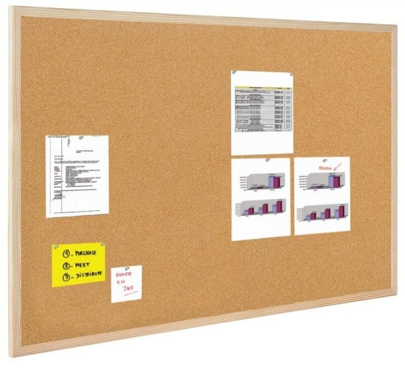 Korkplaat Bi-office, 60x45 cm цена и информация | Kirjatarvikud | hansapost.ee