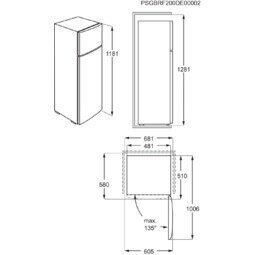 Külmik Electrolix A+ 118cm hind ja info | Külmkapid-külmikud | hansapost.ee