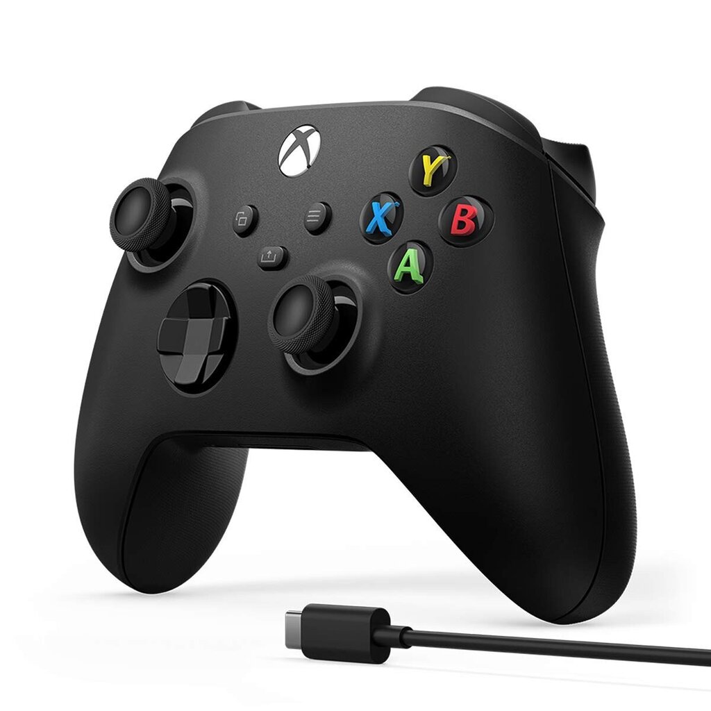 Xboxi juhtmevaba kontroller must + USB C kaabel hind ja info | Mängupuldid | hansapost.ee