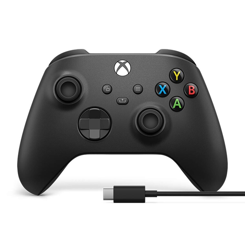 Xbox Wireless pult - Black + USB C Cable цена и информация | Mängupuldid | hansapost.ee