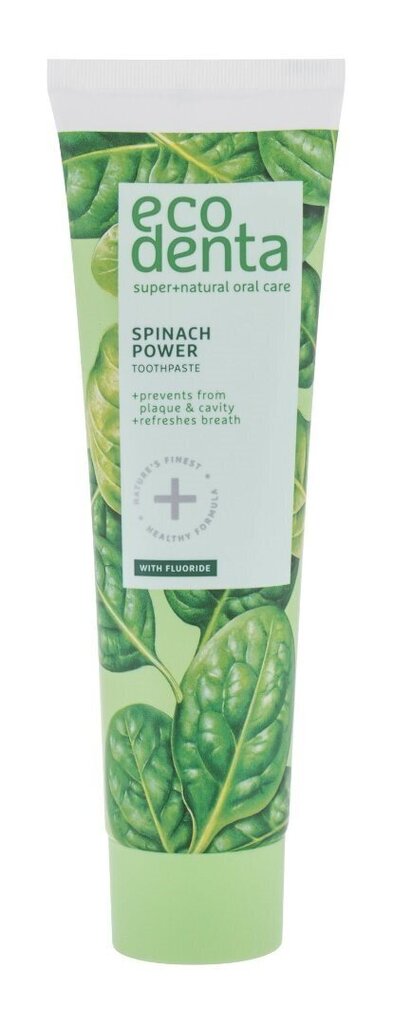 Ecodenta Toothpaste Spinach Power hambapasta 100 ml hind ja info | Hambaharjad, hampapastad ja suuloputusvedelikud | hansapost.ee